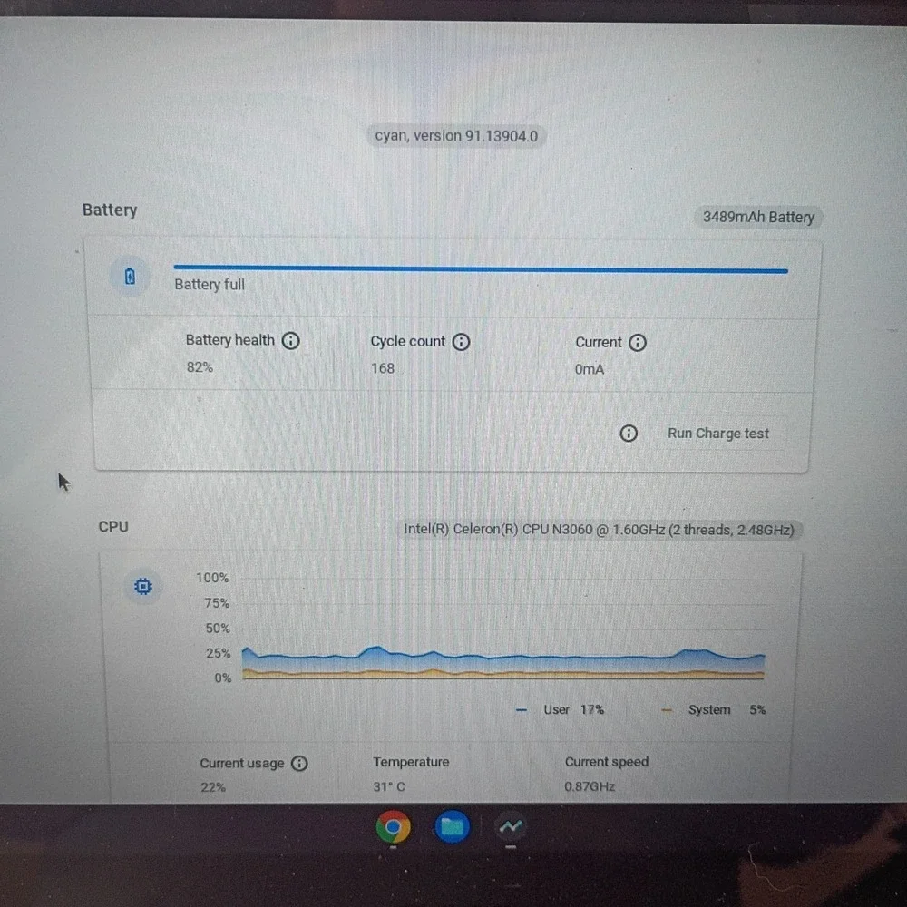 Acer Chromebook R 11 CB5-132T N15Q8 Celeron N1360 4GB RAM 32GB eMMC #627325